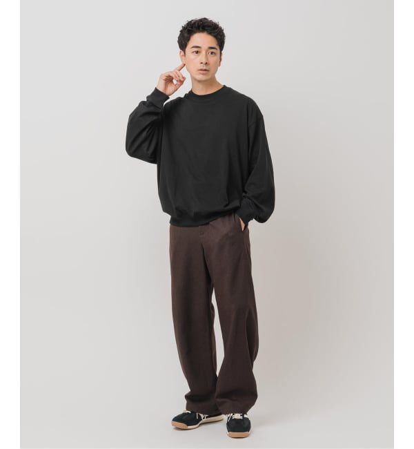 EDIFICE「handvaerk (ハンドバーク) 別注 クルー ネック ロングスリーブ Tシャツ」|Tシャツ・カットソー|