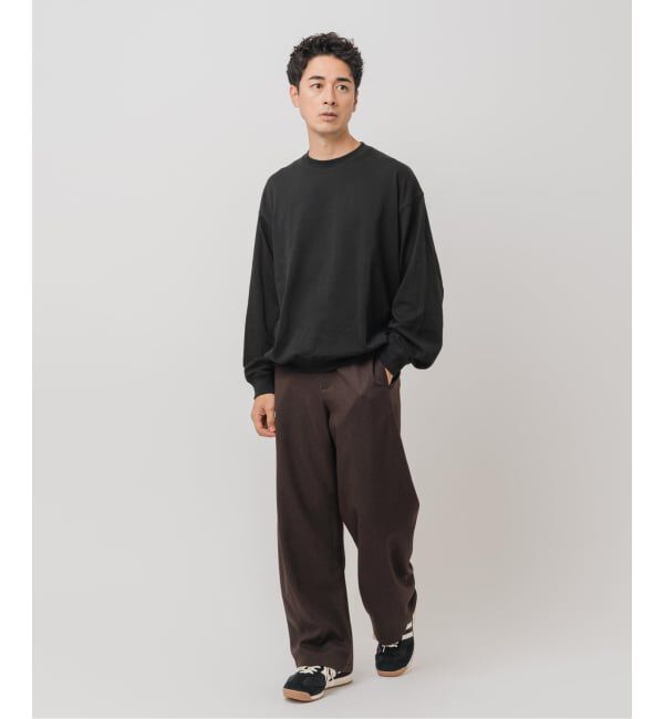 EDIFICE「handvaerk (ハンドバーク) 別注 クルー ネック ロングスリーブ Tシャツ」|Tシャツ・カットソー|