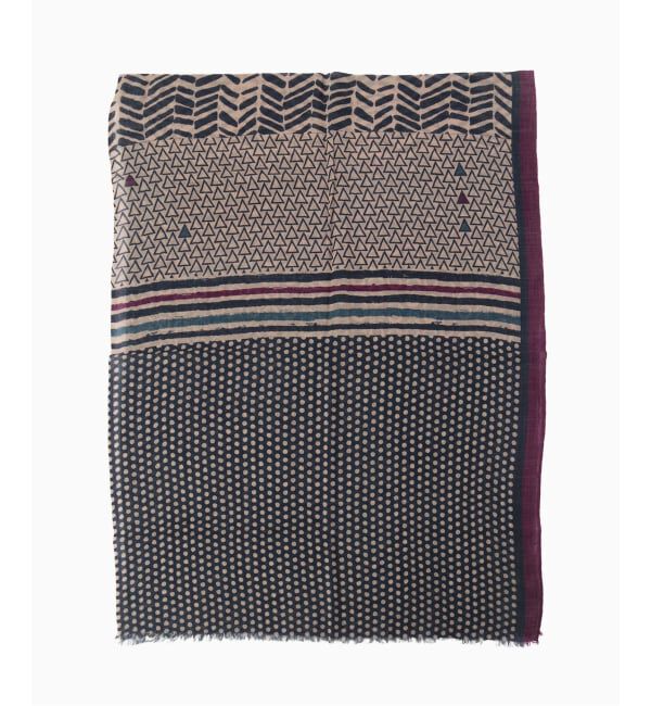 417 EDIFICE「SK OVERSEAS エス.ケーオーバーシーズ プリントスカーフ」|バンダナ・スカーフ|