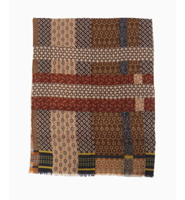 417 EDIFICE「SK OVERSEAS エス.ケーオーバーシーズ プリントスカーフ」|バンダナ・スカーフ|