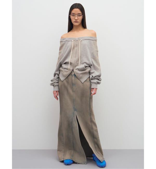 PULP「【Geek Office / ギークオフィス】LCDC TM / DIRTY WASHED DENIM SKIRT」|スカート|