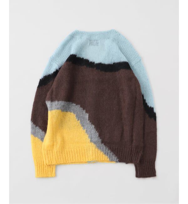 EDIFICE「NOMARHYTHM TEXTILE (ノーマリズム テキスタイル)  Multi Colour Mohair カーディガン」|カーディガン|