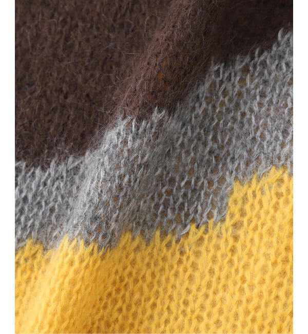 EDIFICE「NOMARHYTHM TEXTILE (ノーマリズム テキスタイル)  Multi Colour Mohair カーディガン」|カーディガン|
