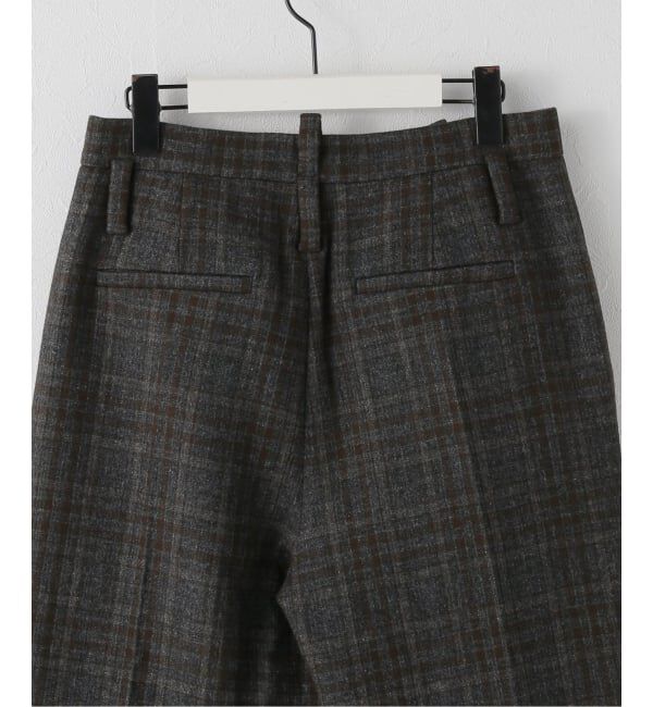 PULP「【Geek Office / ギークオフィス】LCDC TM / BELTED TAILORED TROUSERS_CHECKED」|スラックス|