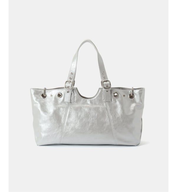 PULP「【Geek Office / ギークオフィス】HIETA / ヒエタ BECKY」|ハンドバッグ|シルバー