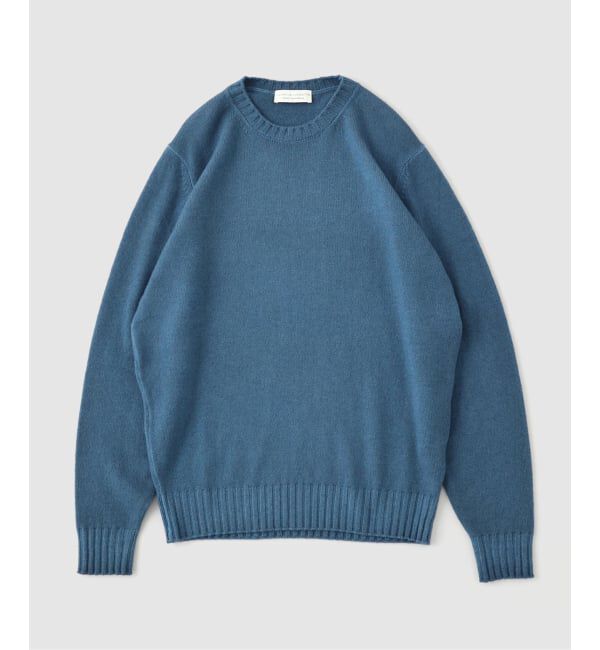 EDIFICE「Filippo De Laurentis (フィリッポ デ ローレンティス) W/Ca 10gg C/N Knit」|ニット・セーター|ブルー B