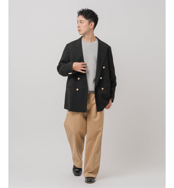 EDIFICE「《予約》COUTURE D&rsquo;ADAM (クチュール ド アダム) ダブル ジャケット Summer Tweed」|テーラードジャケット|