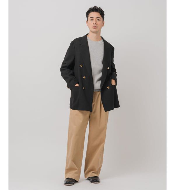 EDIFICE「《予約》COUTURE D&rsquo;ADAM (クチュール ド アダム) ダブル ジャケット Summer Tweed」|テーラードジャケット|