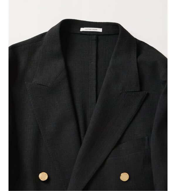 EDIFICE「《予約》COUTURE D&rsquo;ADAM (クチュール ド アダム) ダブル ジャケット Summer Tweed」|テーラードジャケット|