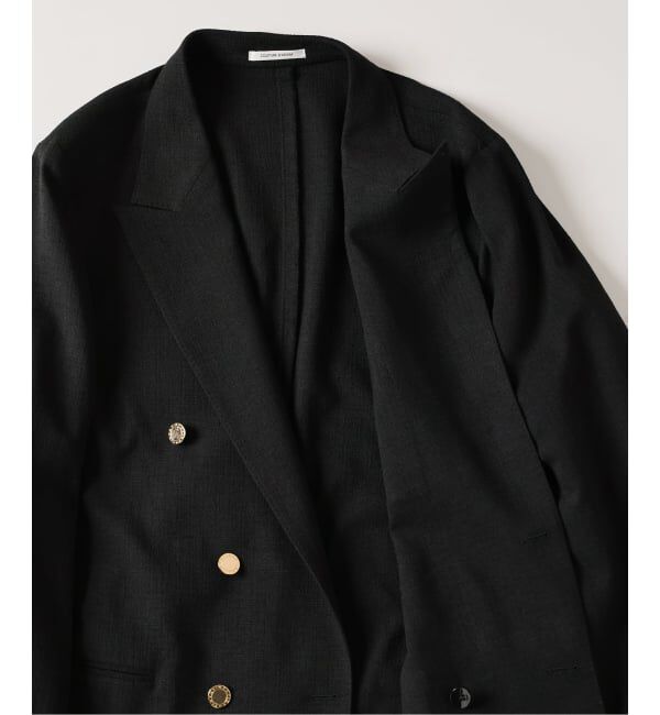 EDIFICE「《予約》COUTURE D&rsquo;ADAM (クチュール ド アダム) ダブル ジャケット Summer Tweed」|テーラードジャケット|