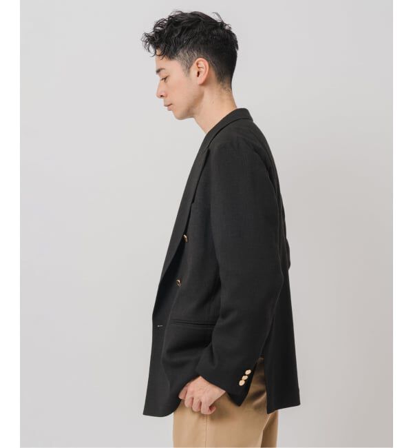 EDIFICE「《予約》COUTURE D&rsquo;ADAM (クチュール ド アダム) ダブル ジャケット Summer Tweed」|テーラードジャケット|