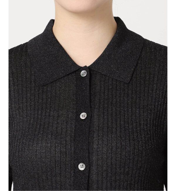 JOURNAL STANDARD relume「ラメ混リブポロプルオーバー」|ニット・セーター|