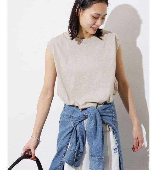 JOURNAL STANDARD「《追加4》汗ジミ防止天竺ノースリーブ」|Tシャツ・カットソー|