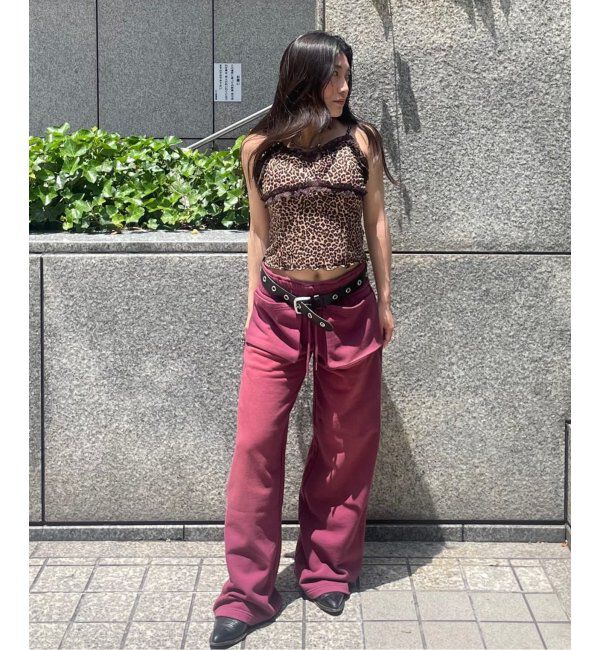 Oriens JOURNAL STANDARD「レオパードレース キャミソール」|インナー|