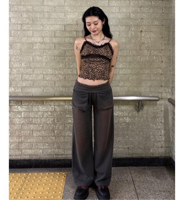 Oriens JOURNAL STANDARD「レオパードレース キャミソール」|インナー|