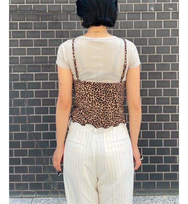 Oriens JOURNAL STANDARD「レオパードレース キャミソール」|インナー|