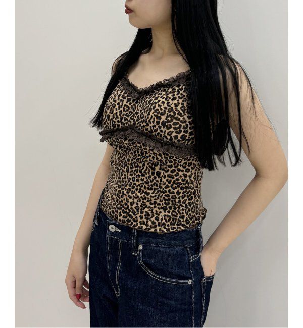 Oriens JOURNAL STANDARD「レオパードレース キャミソール」|インナー|