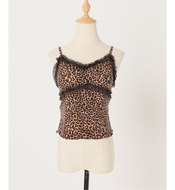 Oriens JOURNAL STANDARD「レオパードレース キャミソール」|インナー|