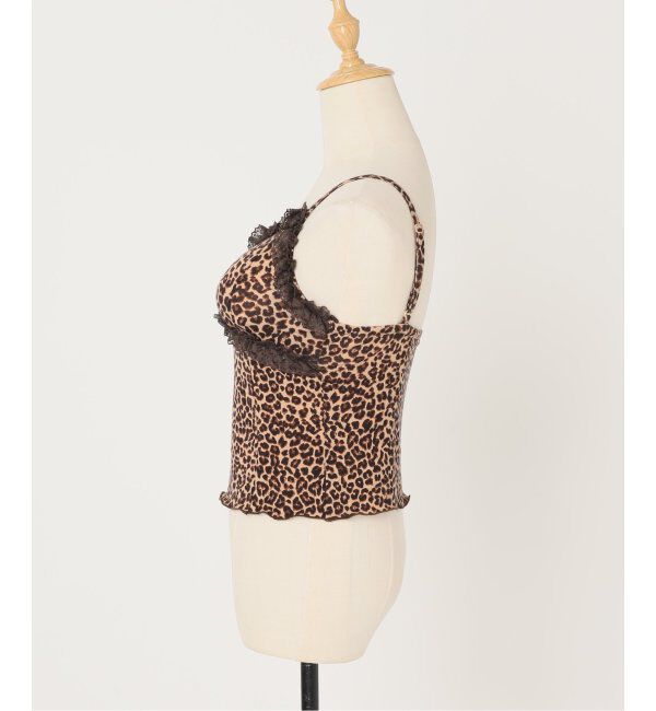 Oriens JOURNAL STANDARD「レオパードレース キャミソール」|インナー|