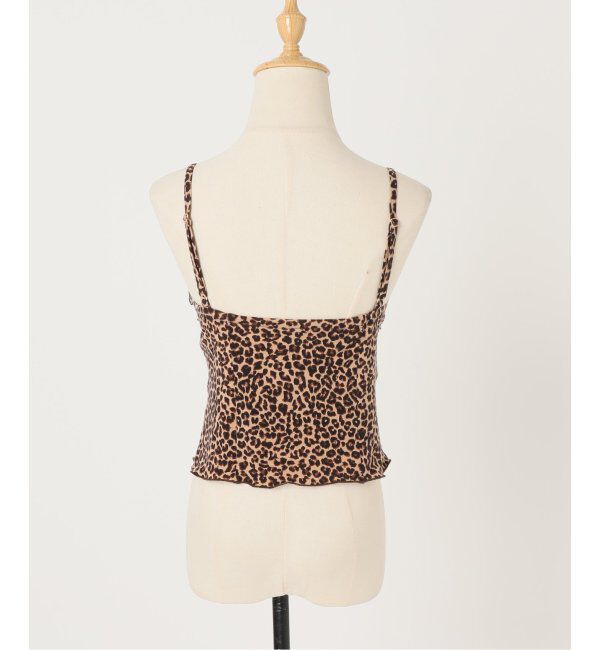 Oriens JOURNAL STANDARD「レオパードレース キャミソール」|インナー|