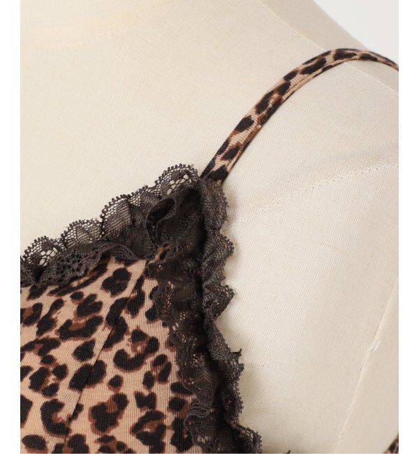 Oriens JOURNAL STANDARD「レオパードレース キャミソール」|インナー|