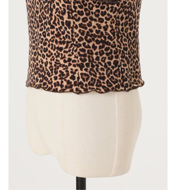 Oriens JOURNAL STANDARD「レオパードレース キャミソール」|インナー|