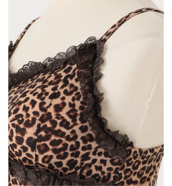 Oriens JOURNAL STANDARD「レオパードレース キャミソール」|インナー|