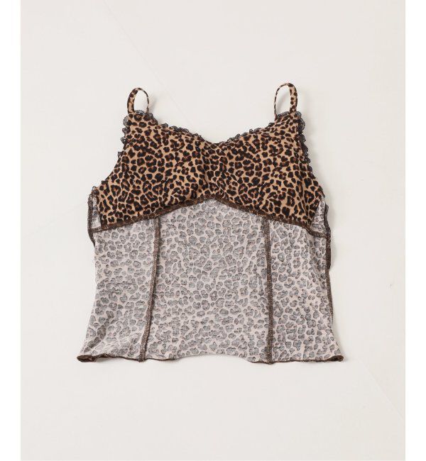 Oriens JOURNAL STANDARD「レオパードレース キャミソール」|インナー|