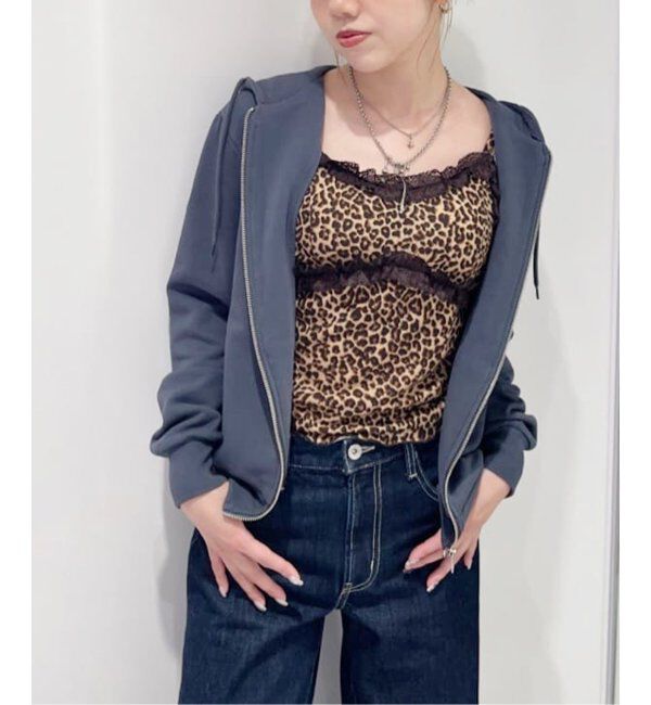 Oriens JOURNAL STANDARD「レオパードレース キャミソール」|インナー|