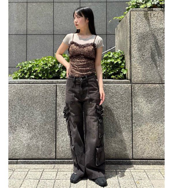 Oriens JOURNAL STANDARD「レオパードレース キャミソール」|インナー|