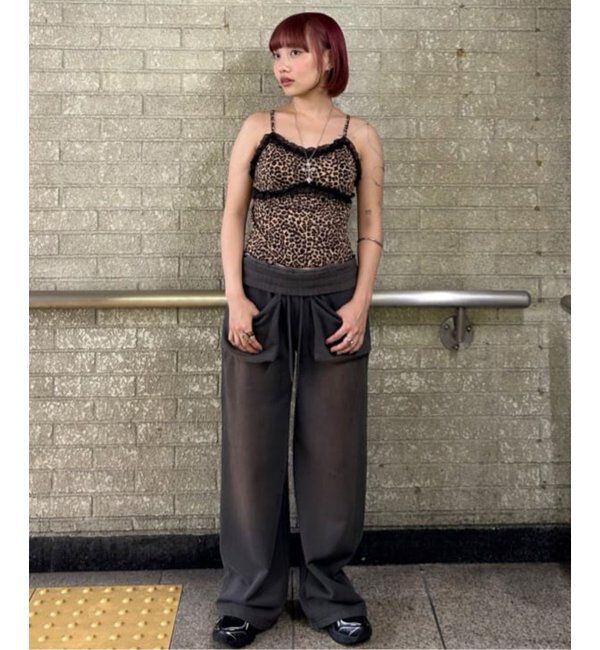 Oriens JOURNAL STANDARD「レオパードレース キャミソール」|インナー|