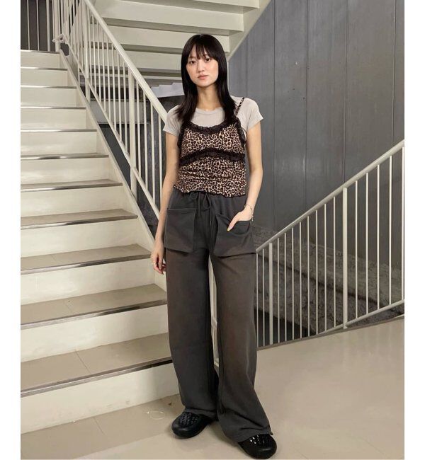 Oriens JOURNAL STANDARD「レオパードレース キャミソール」|インナー|