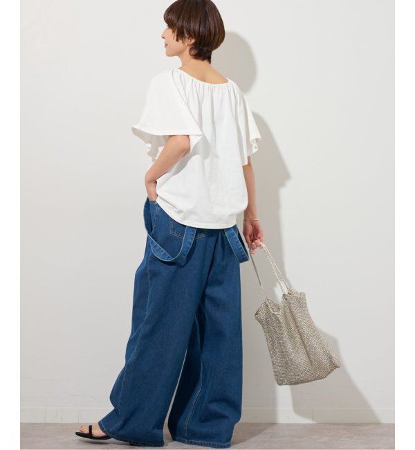 JOURNAL STANDARD relume「ギャザーネックショートスリーブ」|Tシャツ・カットソー|