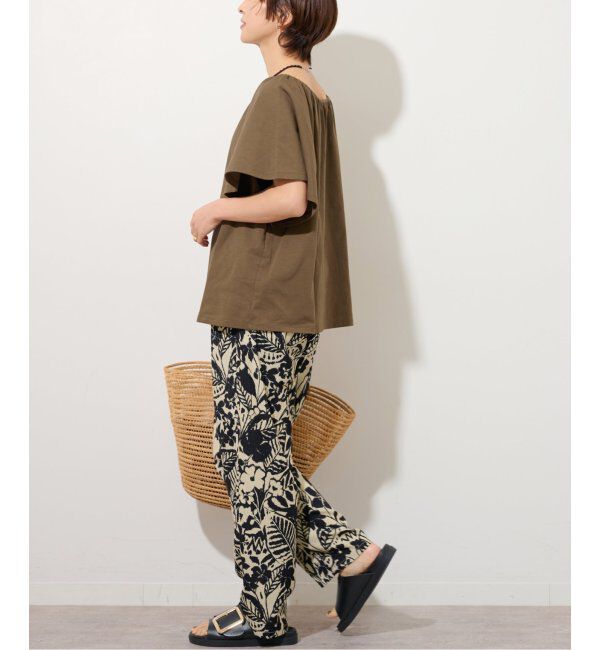 JOURNAL STANDARD relume「ギャザーネックショートスリーブ」|Tシャツ・カットソー|