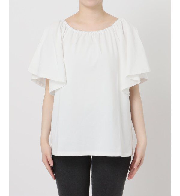 JOURNAL STANDARD relume「ギャザーネックショートスリーブ」|Tシャツ・カットソー|