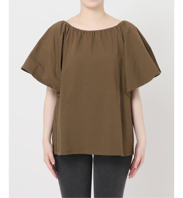 JOURNAL STANDARD relume「ギャザーネックショートスリーブ」|Tシャツ・カットソー|