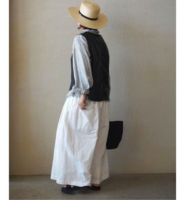 journal standard luxe「リネンストライプ フリルブラウス」|シャツ・ブラウス|