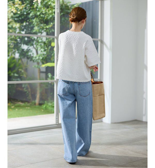 JOURNAL STANDARD「《WEB限定追加》シャーリングハーフスリーブTシャツ」|Tシャツ・カットソー|