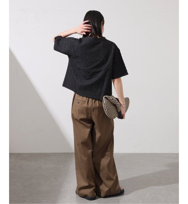 JOURNAL STANDARD「《WEB限定追加》シャーリングハーフスリーブTシャツ」|Tシャツ・カットソー|