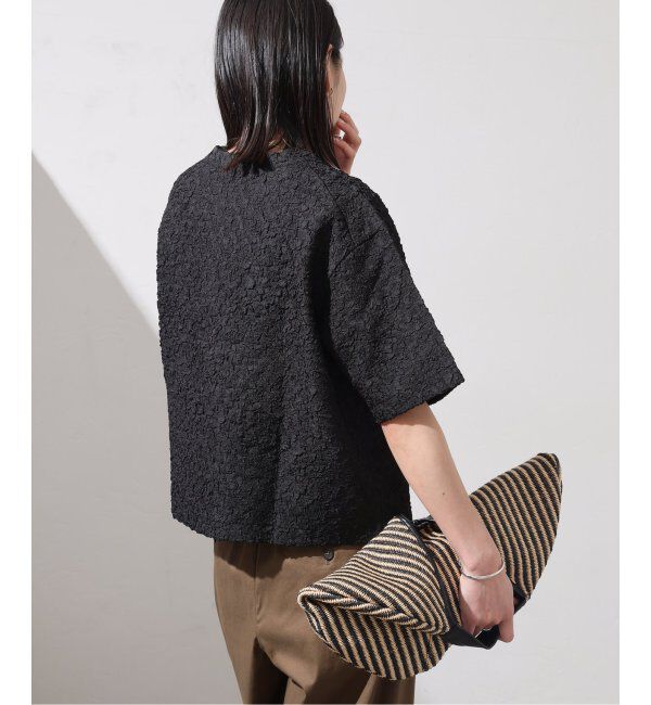 JOURNAL STANDARD「《WEB限定追加》シャーリングハーフスリーブTシャツ」|Tシャツ・カットソー|