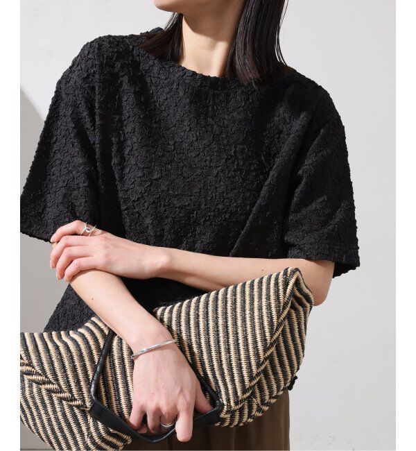 JOURNAL STANDARD「《WEB限定追加》シャーリングハーフスリーブTシャツ」|Tシャツ・カットソー|