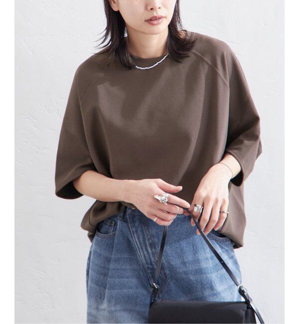 JOURNAL STANDARD「《追加2》【接触冷感】クールタッチ ORIGAMI Sleeveプルオーバー」|Tシャツ・カットソー|ブラウン