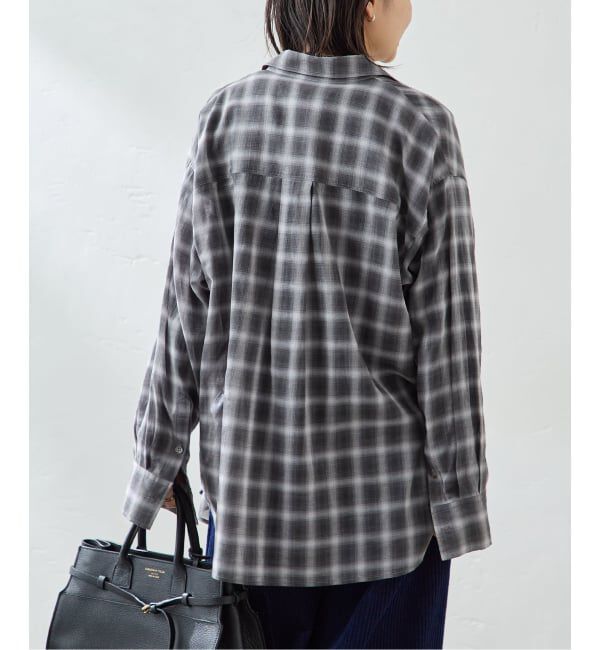 JOURNAL STANDARD「ウールミックスボイルチェックシャツ」|シャツ・ブラウス|