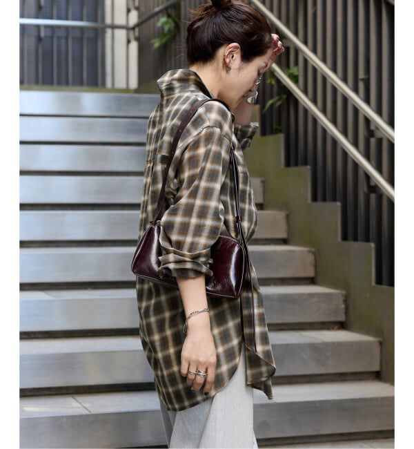 JOURNAL STANDARD「ウールミックスボイルチェックシャツ」|シャツ・ブラウス|