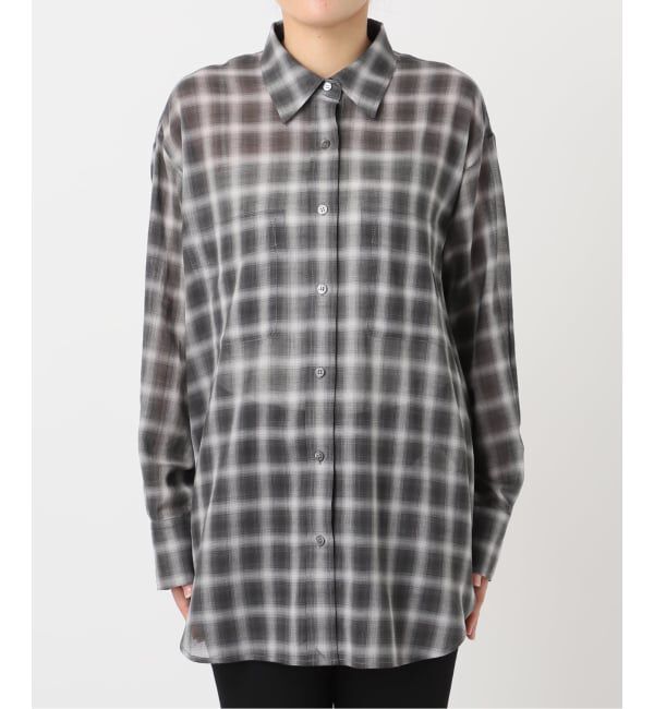 JOURNAL STANDARD「ウールミックスボイルチェックシャツ」|シャツ・ブラウス|