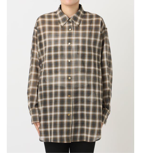 JOURNAL STANDARD「ウールミックスボイルチェックシャツ」|シャツ・ブラウス|