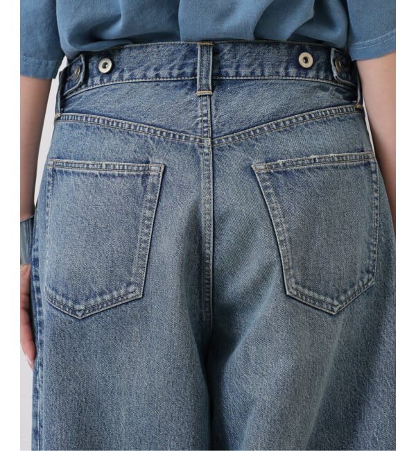 journal standard luxe「13OZデニム タックラウンドパンツ」|デニム|
