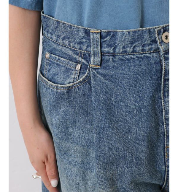 journal standard luxe「13OZデニム タックラウンドパンツ」|デニム|