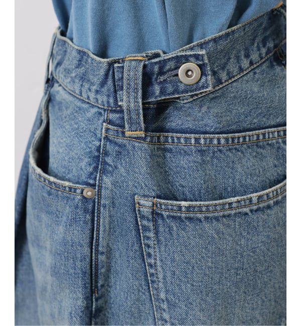 journal standard luxe「13OZデニム タックラウンドパンツ」|デニム|