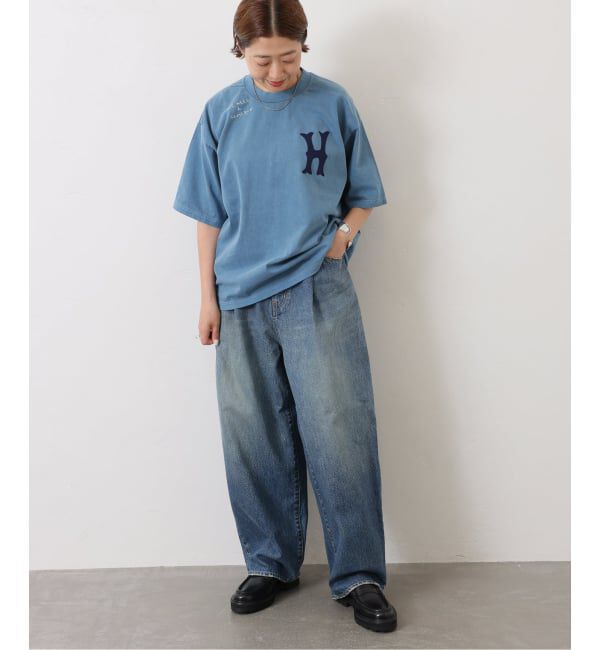 journal standard luxe「13OZデニム タックラウンドパンツ」|デニム|